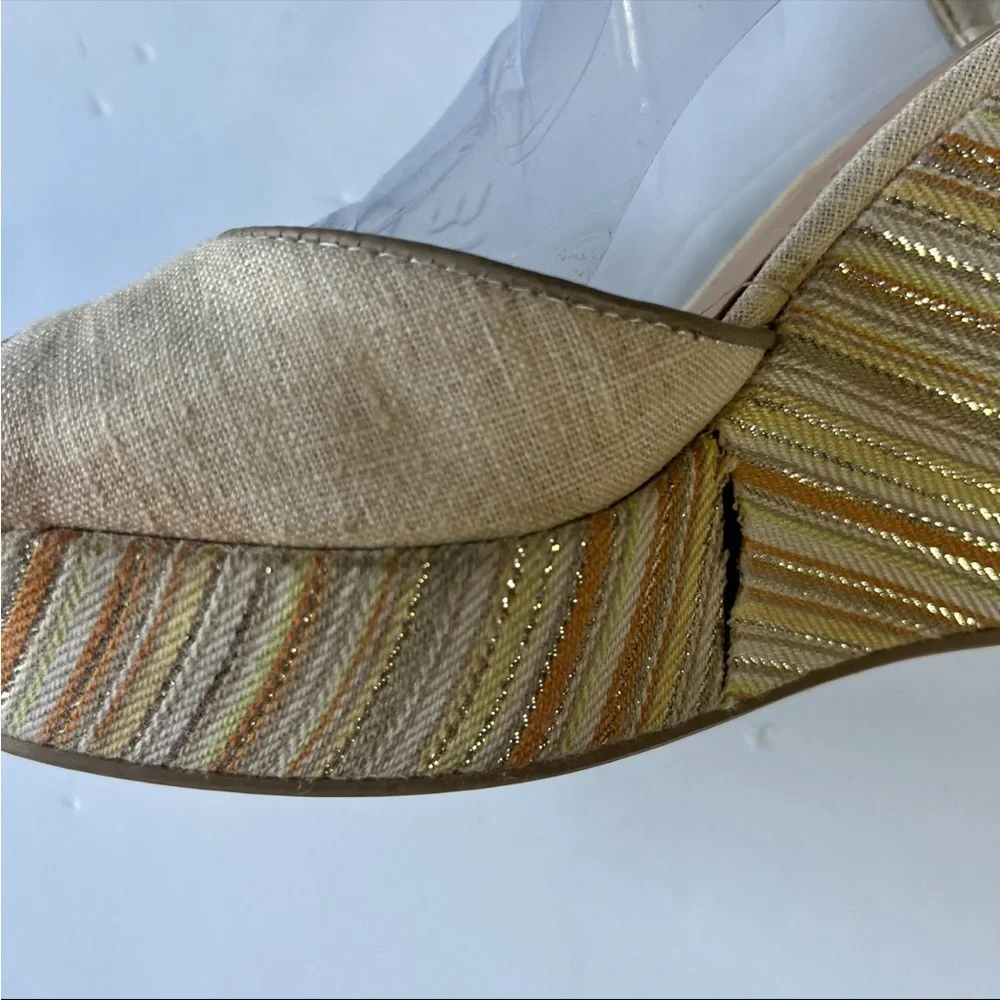 LC Lauren Conrad Dakota Natural Wedge Sandals